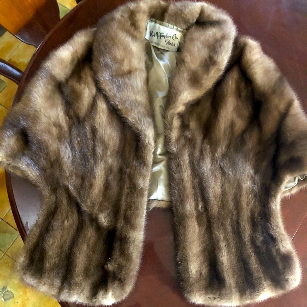Vintage Mink Caplet